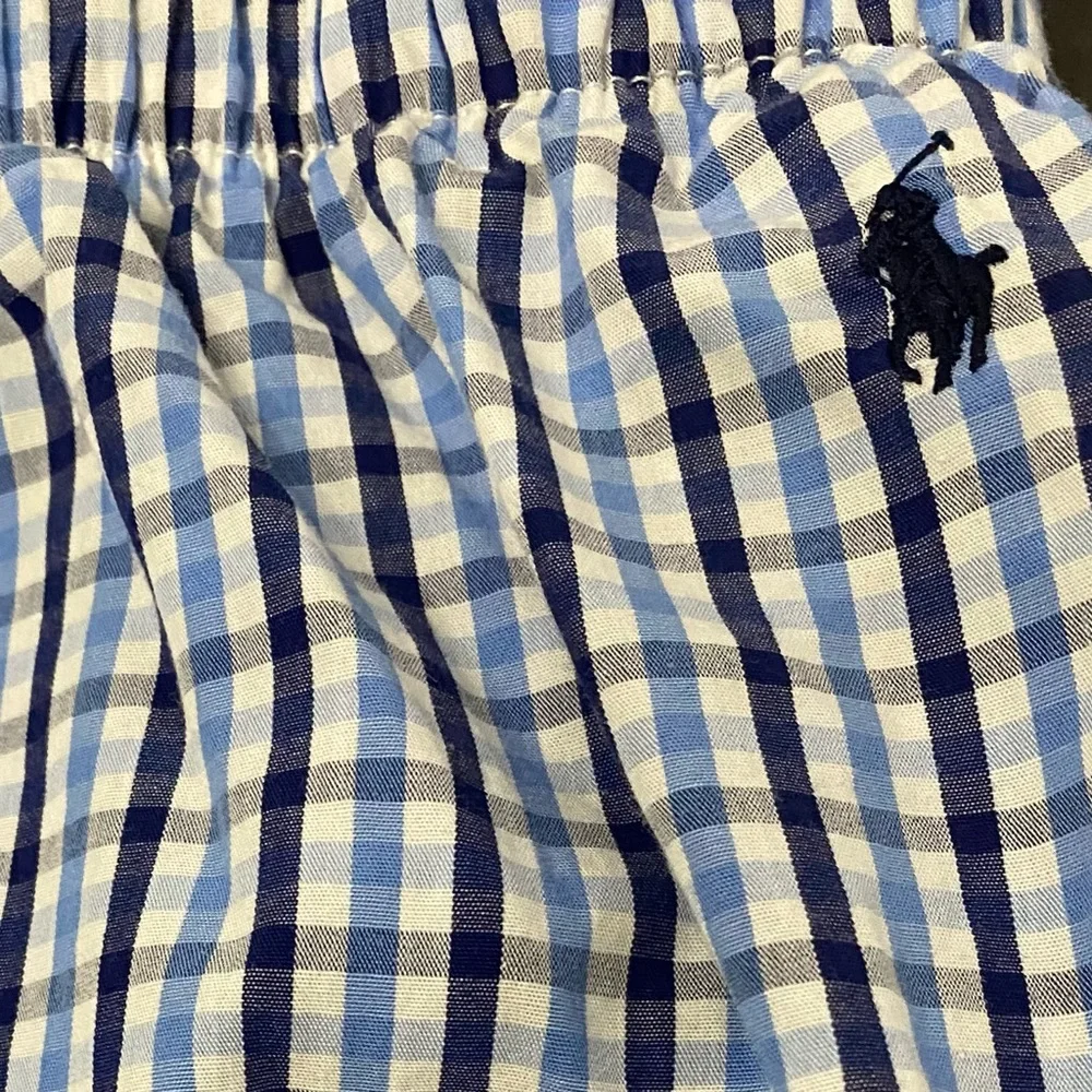 Polo by Ralph Lauren Men’s XL Blue Plaid Cotton Pajama/Lounge Pants‎